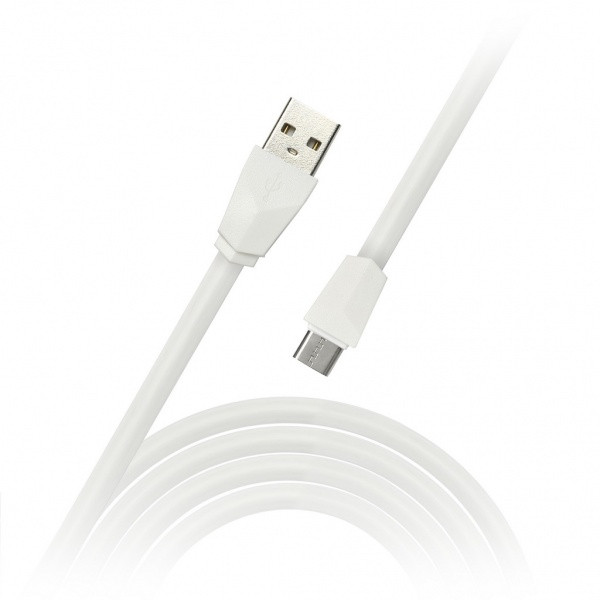 Кабель USB - MicroUSB Smartbuy Ik-12r, 1,2 м, белый плоский (Для подзарядки геймпада) - фото 2 - id-p101876295