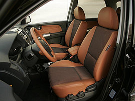 Чехлы для Honda Jazz (08-15) Экокожа, фото 2