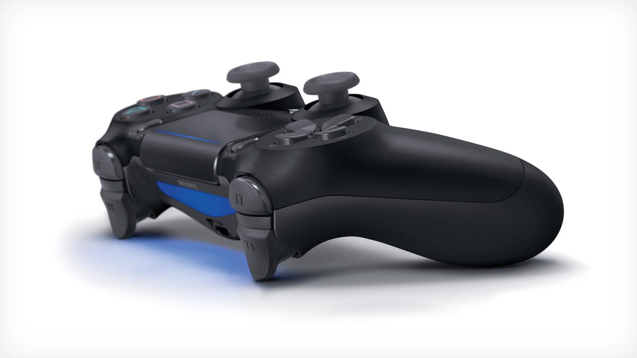 Беспроводной геймпад DualShock 4 Wireless Controller V2 (PS4, копия), антрацитовый черный - фото 4 - id-p101878385