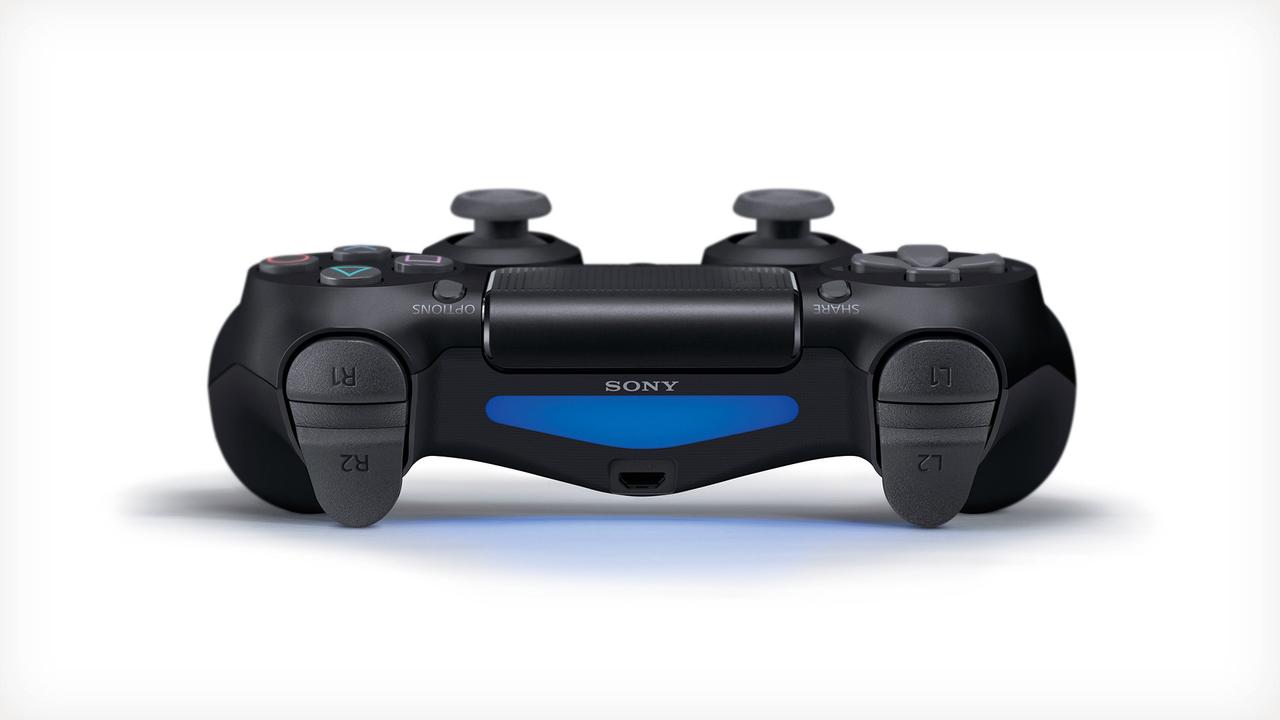 Беспроводной геймпад DualShock 4 Wireless Controller V2 (PS4, копия), антрацитовый черный, фото 7