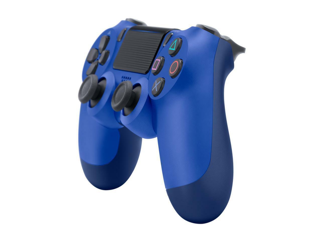 Беспроводной геймпад DualShock 4 Wireless Controller V2 (PS4, копия), синяя волна - фото 2 - id-p101878405