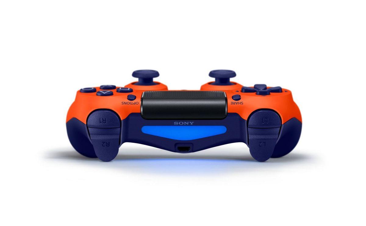 Беспроводной геймпад DualShock 4 Wireless Controller V2 (PS4, копия), оранжевый закат - фото 4 - id-p101880773