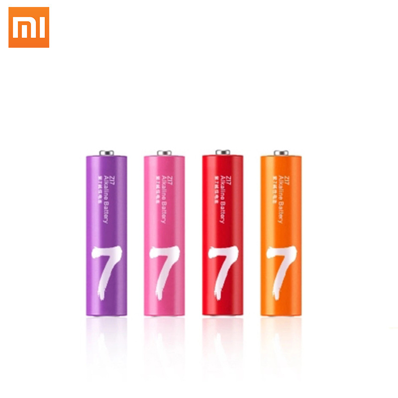 Батарейки Xiaomi Zi7 Rainbow AAA Batteries (LR03, Alkaline) 10шт + пластиковый бокс - фото 1 - id-p101885834