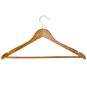 Вешалка для одежды деревянная 45см, ПРОМО 455-039