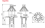 Гриль с печью под казан Барабек черная бронза, фото 2