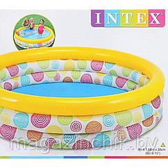 Детский надувной бассейн Геометрия 147х33 см, Intex 58439 купить в Минске