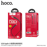 Дата-кабель Hoco U39 Rapid Lightning (1.0 м) Красный-черный