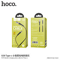 Дата-кабель Hoco U39 Rapid Type-C (1.0 м) Золото-черный