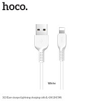 Дата-кабель Hoco X13 Easy charged Lightning (1.0м) White