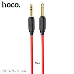 Акустический кабель Hoco UPA11 AUX jack (M) - jack(M) 3.5mm (1.0 м) Черный