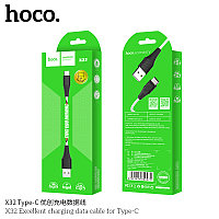 Дата-кабель Hoco X32 Type-C (1.0 м., износоустойчивый, тисненый, 2.0A) цвет: белый