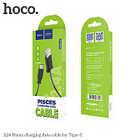 Дата-кабель Hoco X24 Type-C (1.2 м) Черный
