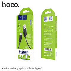 Дата-кабель Hoco X24 Type-C (1.2 м) Черный