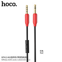 Акустический кабель Hoco UPA12 AUX jack (M) - jack(M) 3.5mm (1.0 м)с микрофоном цвет: красный