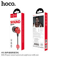 Наушники Hoco M51 с микрофоном цвет:красный