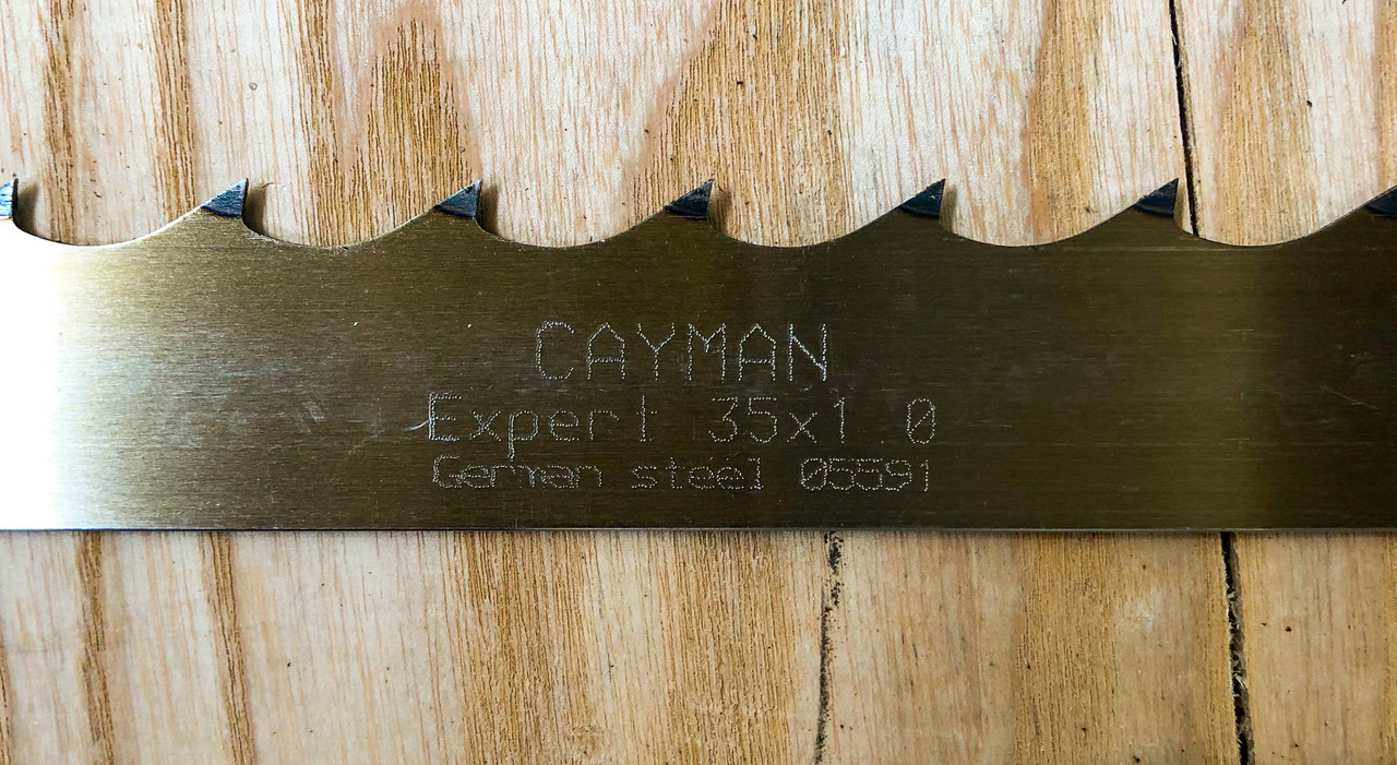 Ленточная пила CAYMAN Expert 35x100 ROH Длинна 400 см. CAYMAN Expert 35x100 ROH Длинна 429см
