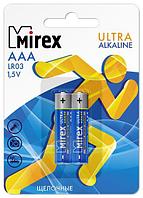 Батарейка Mirex LR03 / AA 1,5V 2 шт