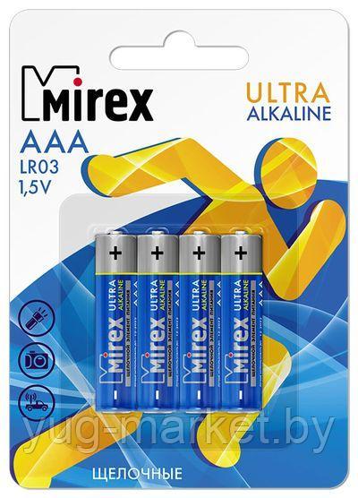 Батарейка Mirex LR03 / AA 1,5V 4 шт