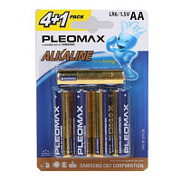 Батарейка алкалиновая Pleomax LR6-4+1 BL