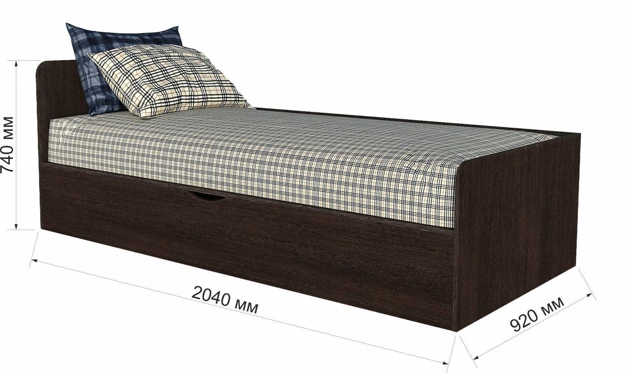 Кровать односпальная Анеси 3 с подъёмным механизмом (3 варианта цвета) фабрика Интерлиния - фото 5 - id-p101921491