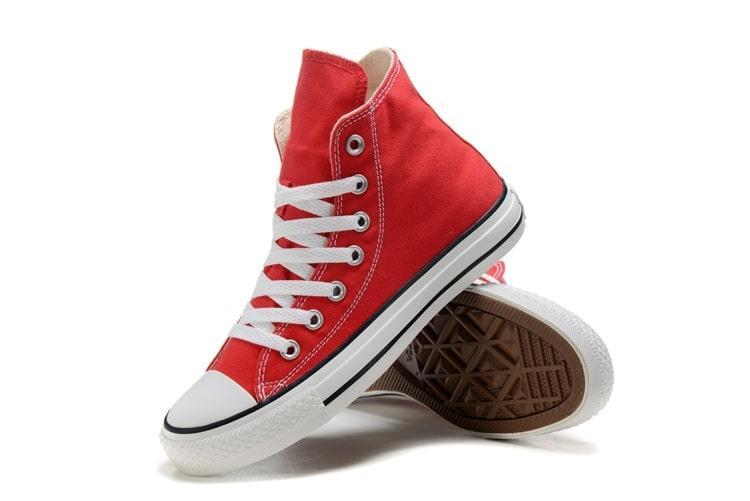 Кеды Converse All Star красные высокие - фото 4 - id-p101921784