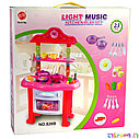 Детская игровая кухня Little Chef с водой, световыми и звуковыми эффектами, 23 предмета арт 828B, фото 3