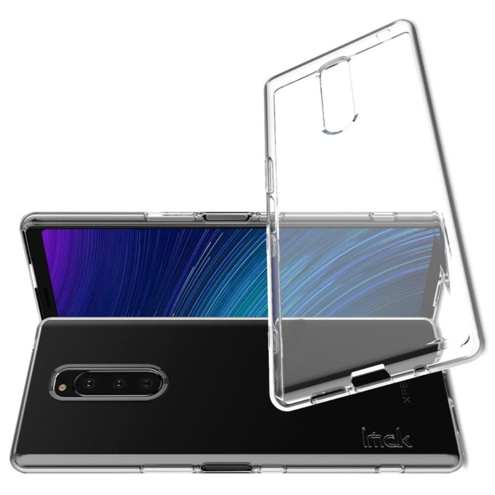 Чехол-накладка для Sony Xperia 1 (силикон) прозрачный - фото 3 - id-p101962454