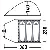 3-х местная палатка Керри 3 V3, зелёный, фото 6