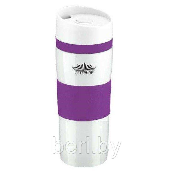 PH-12418 Термокружка 400 мл, Peterhof Vacuum Travel Mug, разные цвета - фото 2 - id-p101963645