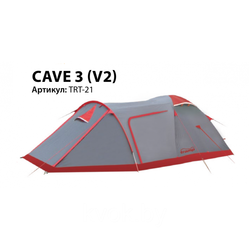 Палатка TRAMP CAVE 3 (V2): продажа, цена в Минске. Туристические ...