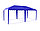 Шатер-беседка  МИТЕК 6,0 * 3,0  цвет синий, фото 3