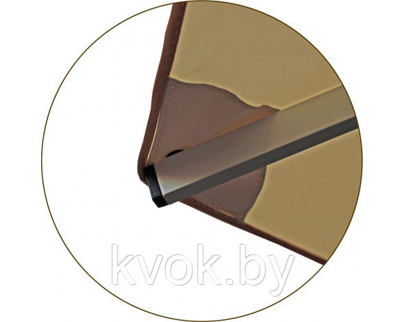Зонт Ø 2,5 м (8 спиц) стальной с воланом - фото 3 - id-p98170690