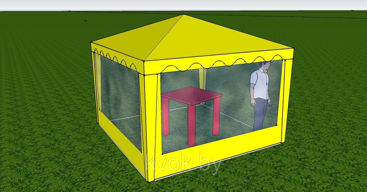 Стенка с окном  3,0*2.0  (к шатру Митек 3*3 и 6*3)