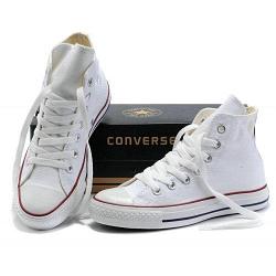 Кеды Converse All Star белые высокие