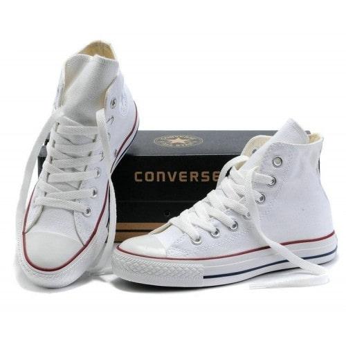 Кеды Converse All Star белые высокие - фото 1 - id-p101968742