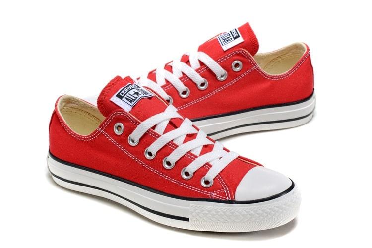 Кеды Converse All Star красные низкие - фото 5 - id-p101969022