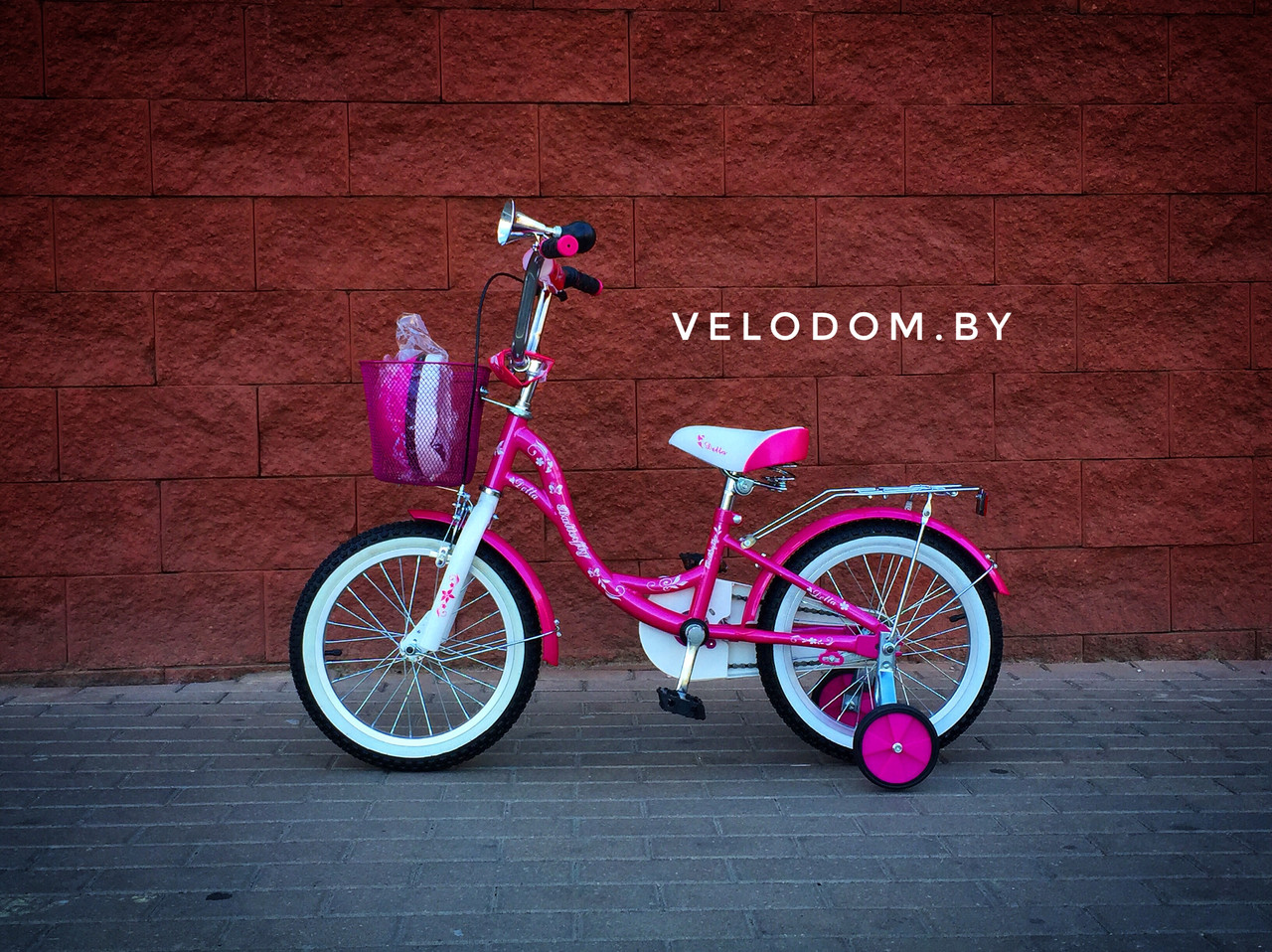 Велосипед детский Delta Butterfly 16" розовый - фото 2 - id-p102014480