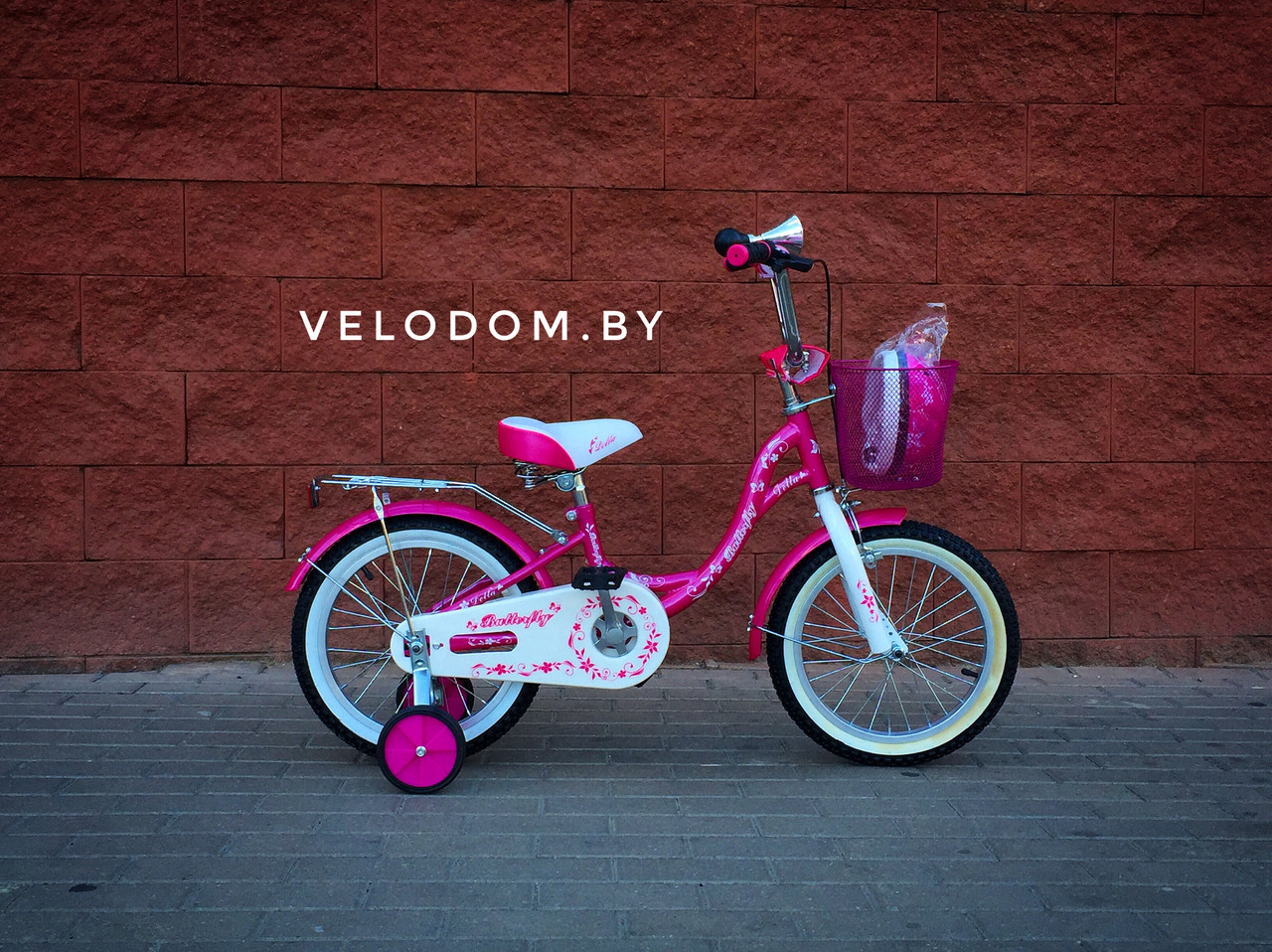 Велосипед детский Delta Butterfly 16" розовый - фото 3 - id-p102014480