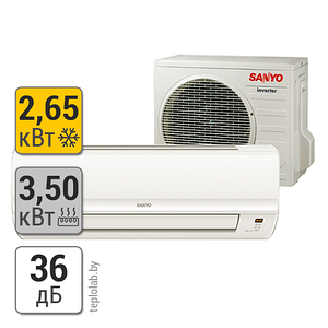 Инверторная сплит-система Sanyo SAP-KRV9AEH/SAP-CRV9AEH