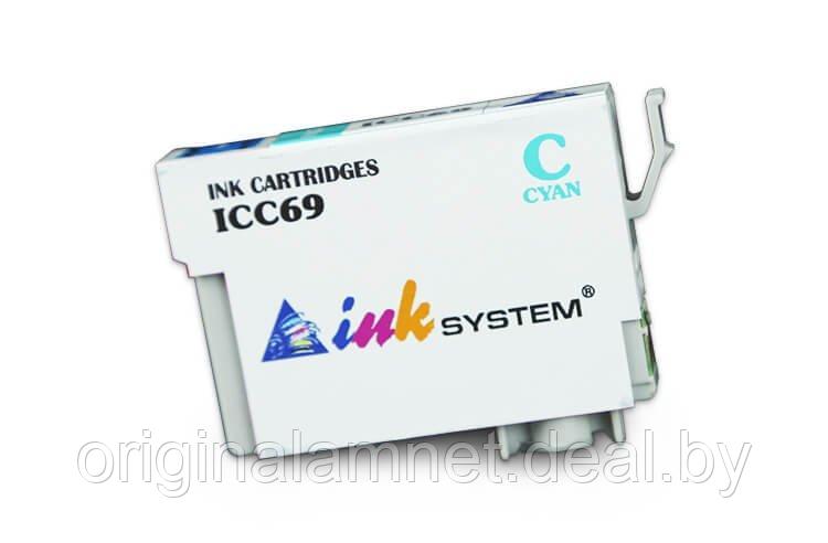 Картридж совместимый Cyan (IC69) для Epson PX-045A - фото 1 - id-p67081552