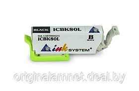 Картридж совместимый Black (ICBK80) для Epson EP-708A