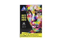 Матовая фотобумага INKSYSTEM Matte Photo Paper 230g, 10x15, 50 листов