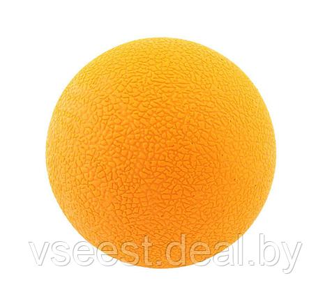 Мяч массажный SiPL для восстановления мышц 6 см Оранжевый (L), фото 2