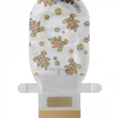 Стомный мешок Easiflex, дренируемый, педиатрический, с двусторонним нетканым покрытием с рисунком арт. 146920 - фото 1 - id-p102085154