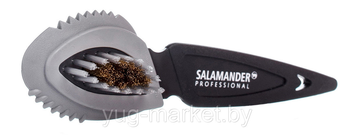 Щетка для замши, велюра комбинированная Salamander Professional