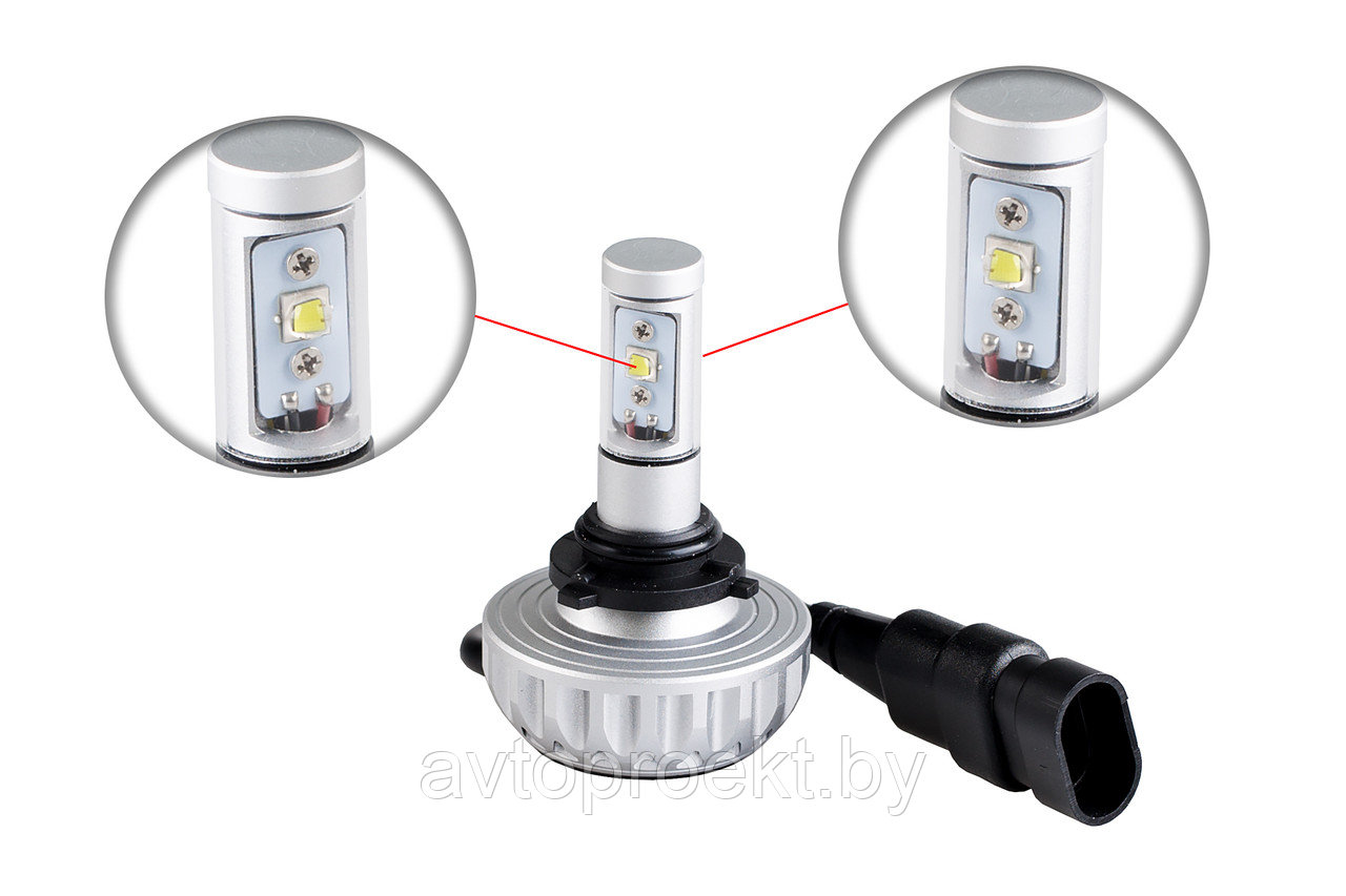 Комплект LED ламп головного света Interpower HB4,HB3 CREE RADIATOR - фото 3 - id-p102087819
