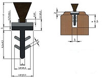 Щёточный уплотнитель вставной JM2/B 3P 11 mm Серый RAL7044 - 2,15м