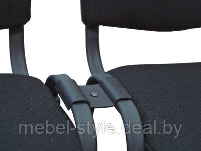 Соединительная скоба для стула ИСО хром. Скоба ISO CH выставления стульев в в одну линию. - фото 4 - id-p102099990