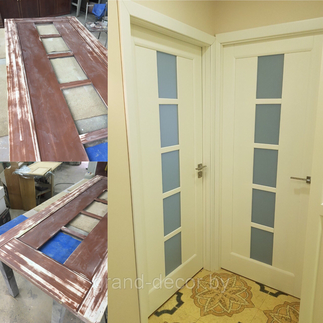 Реставрация, обновление и покраска межкомнатных дверей - фото 1 - id-p102100145