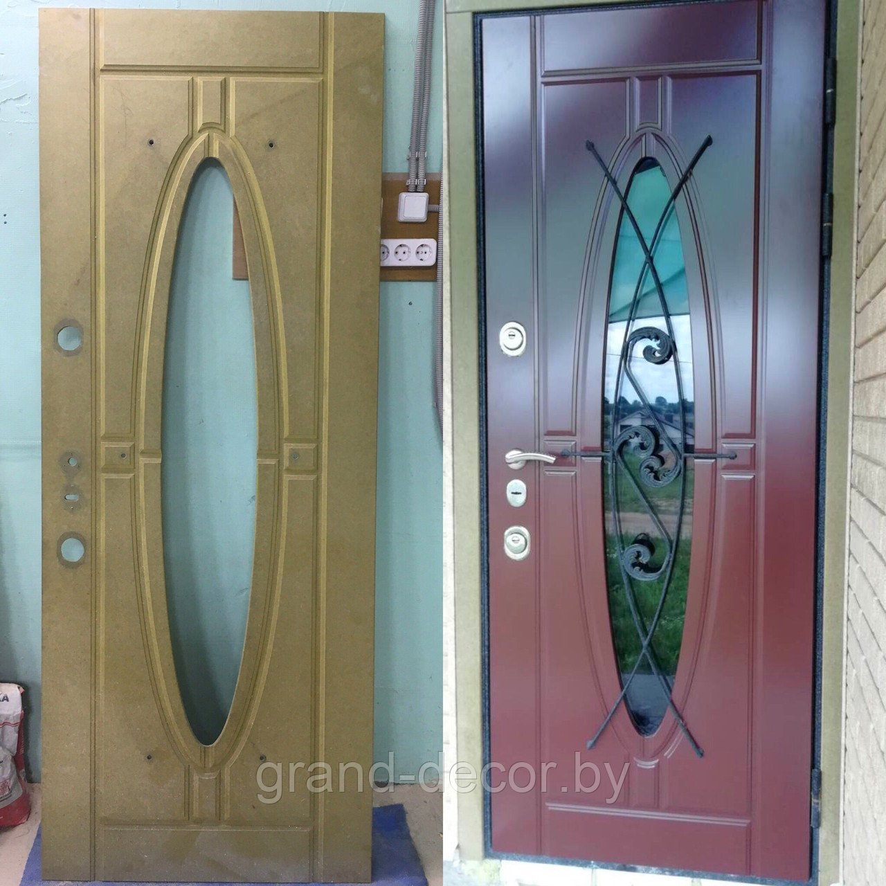 Реставрация входных дверей - фото 1 - id-p102101186